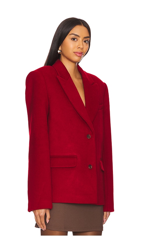 view 3 of 5 x Emily Gemma Micah Blazer in Red