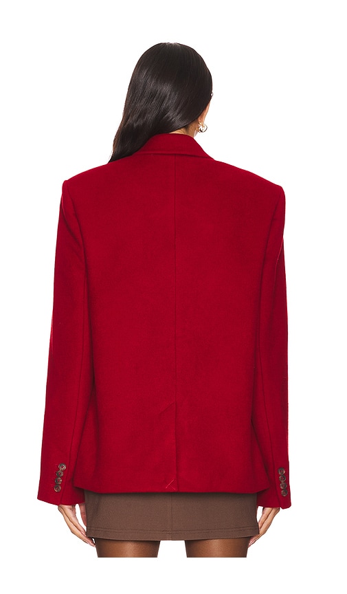 view 4 of 5 x Emily Gemma Micah Blazer in Red