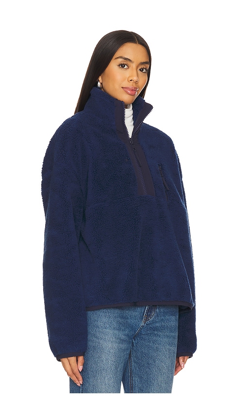 view 2 of 4 Kelsey Half Zip Pullover in Navy Blue