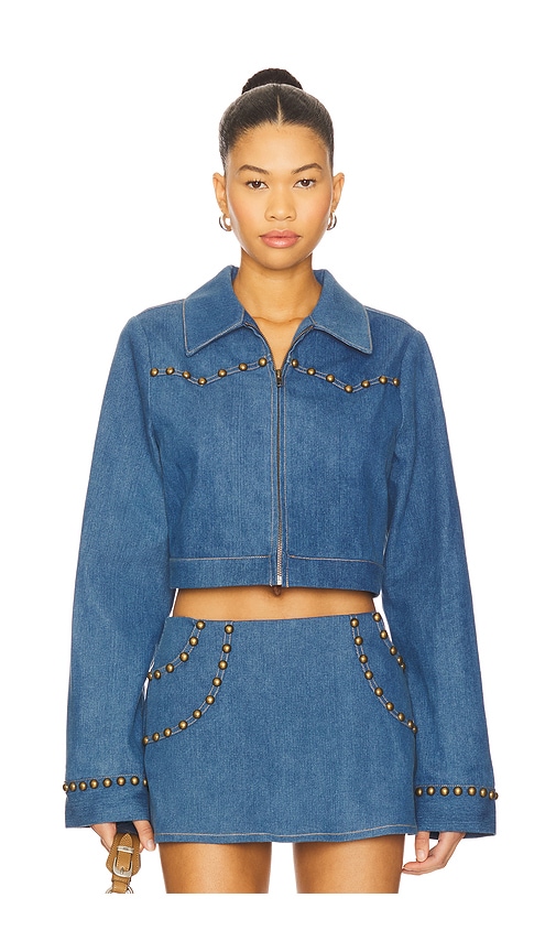 view 1 of 4 Palmer Jacket in Medium Blue