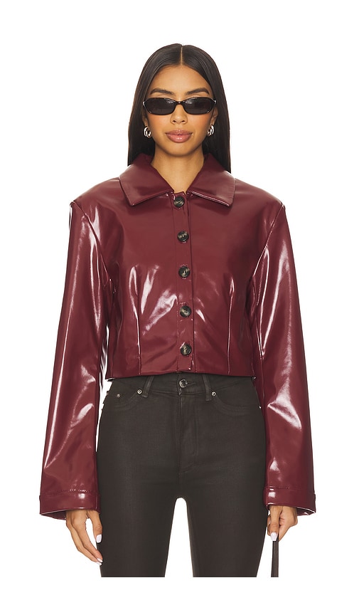 Catherine Faux Leather Jacket