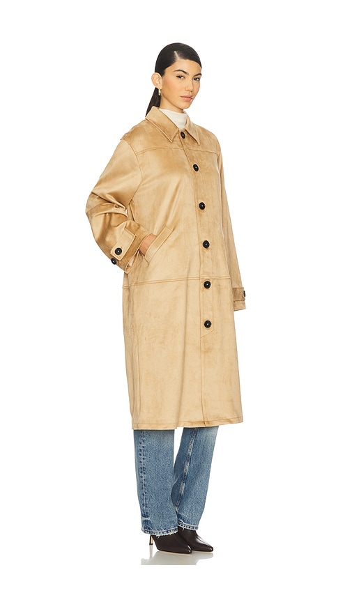 view 3 of 4 Christina Trench Coat in Taupe