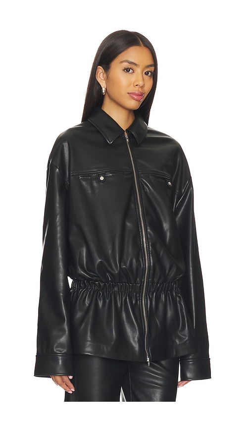 Lovers & Friends Greta Faux Leather Jacket In Black