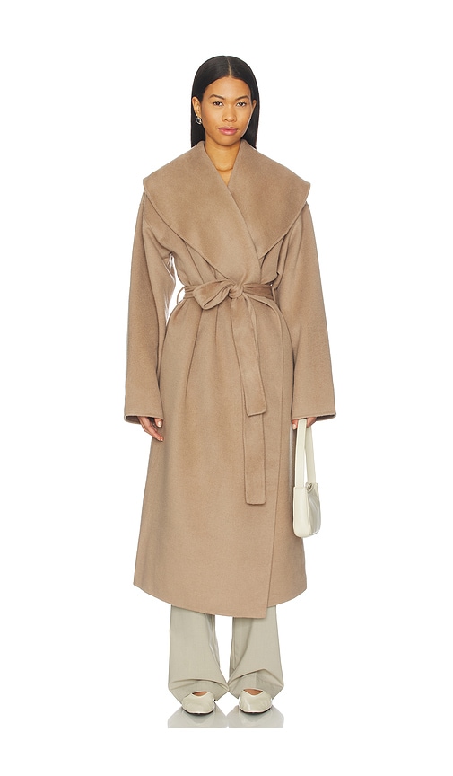 view 2 of 4 x Christina Elezaj Noor Coat in Taupe