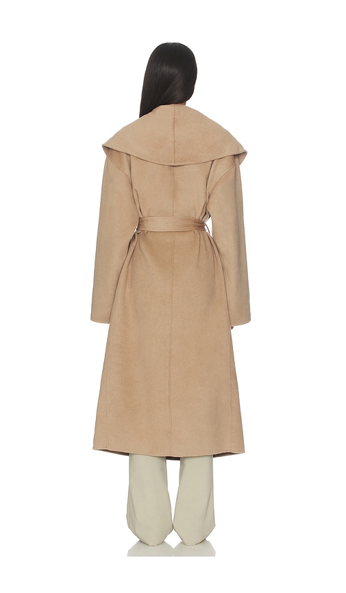 view 4 of 4 x Christina Elezaj Noor Coat in Taupe