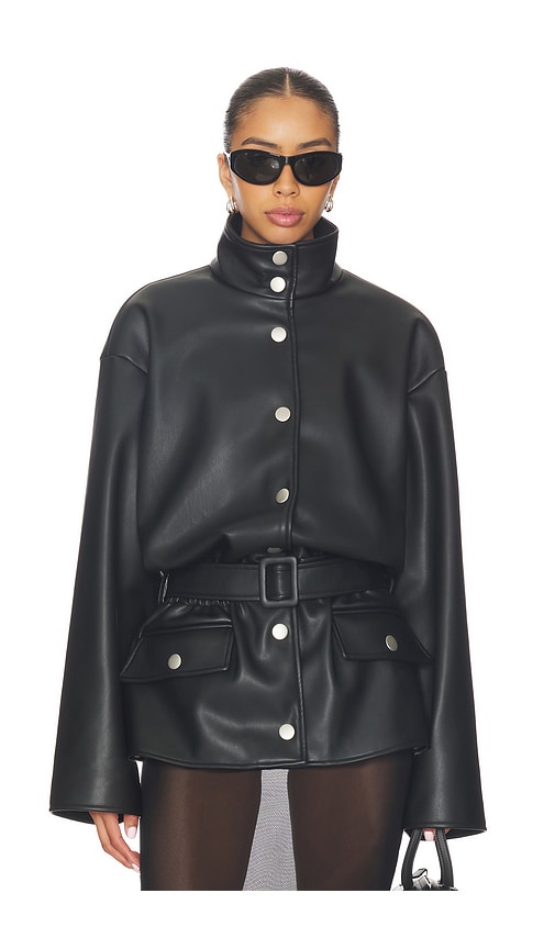 Lovers & Friends Isabela Faux Leather Jacket In Black