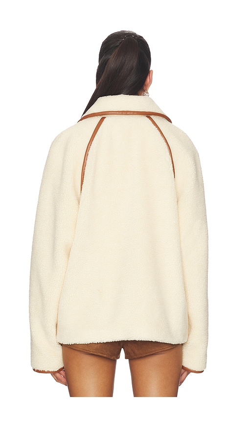 view 4 of 5 Hailey Jacket in Cream & Tan