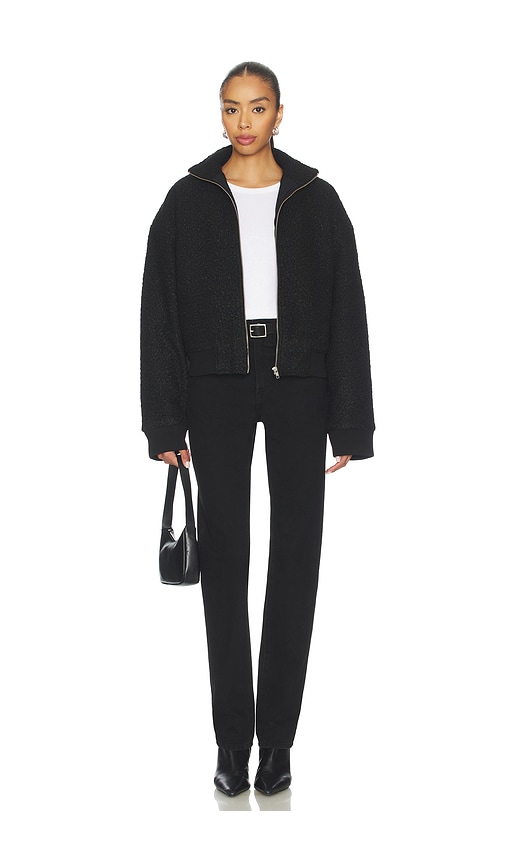 view 5 of 5 Emmie Sherpa Jacket in Black