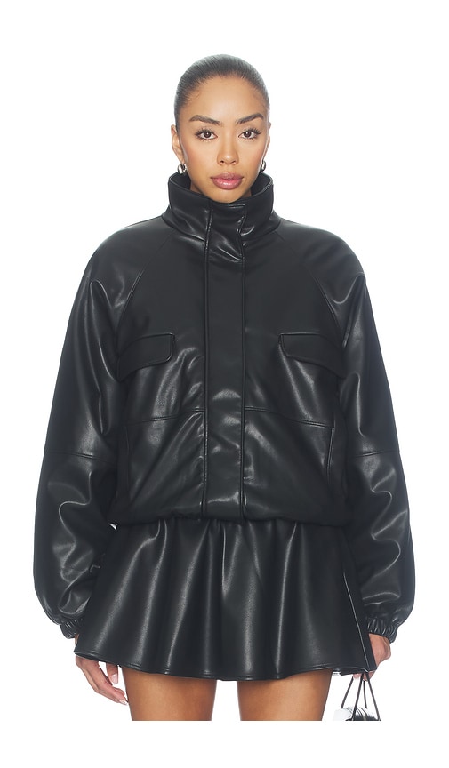 Lovers & Friends Jordan Faux Leather Jacket In Black