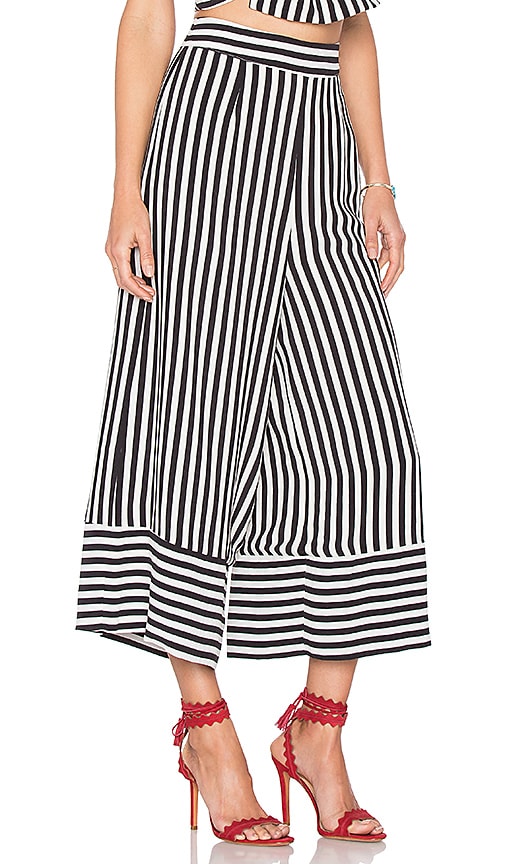 view 2 of 4 Chica Cropped Pant in Bold Stripe