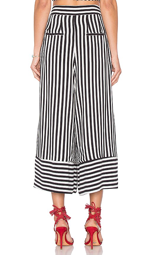 view 3 of 4 Chica Cropped Pant in Bold Stripe