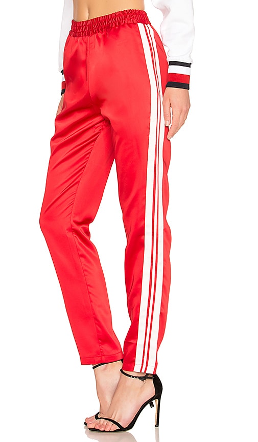 view 2 of 4 Tailored Track Trouser in Red & White
