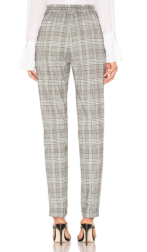 view 3 of 4 Tailored Track Trouser in Grey Plaid
