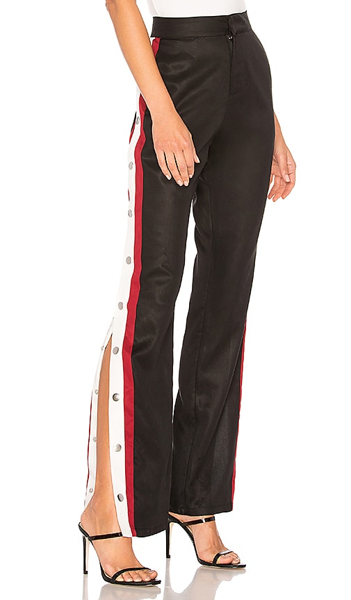 womens snap track pants