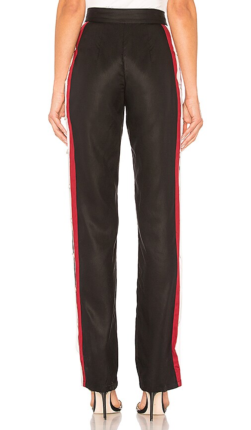 view 3 of 4 Tailored Snap Track Pant in Black