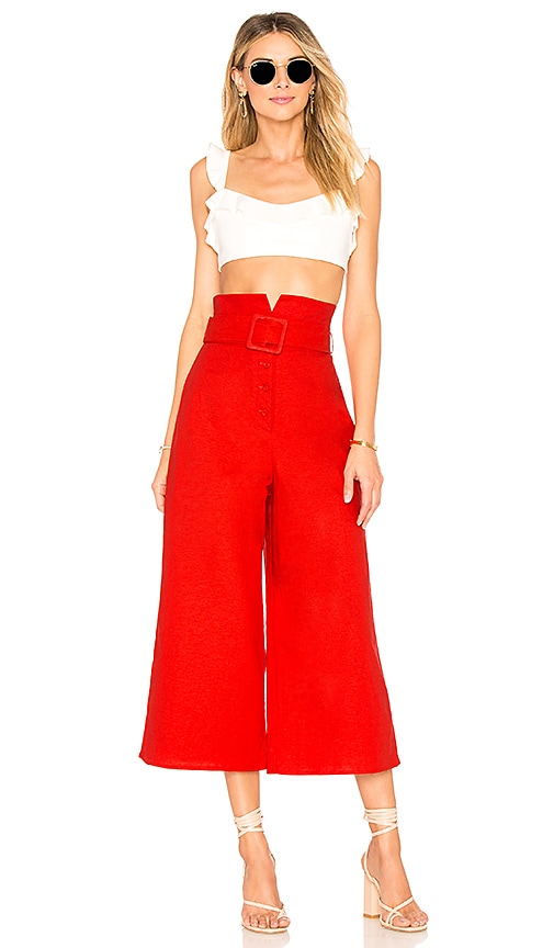view 4 of 4 Claire Pant in Red Hot