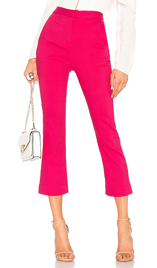 view 1 of 4 Janice Cropped Pants in Hot Pink