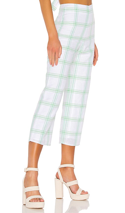 view 2 of 4 Peggy Pant in Green Plaid
