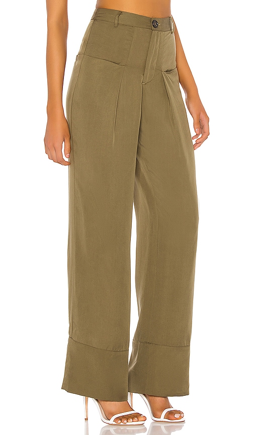 view 2 of 4 Amber Pant in Olive Green