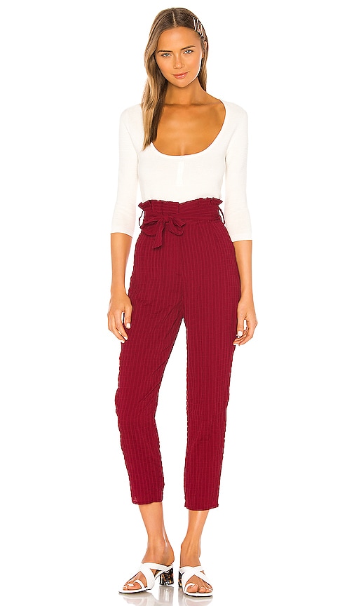 view 4 of 4 Irving Pant in Burgundy