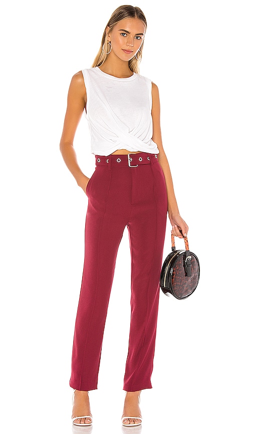 view 4 of 4 Brees Pant in Wine Red