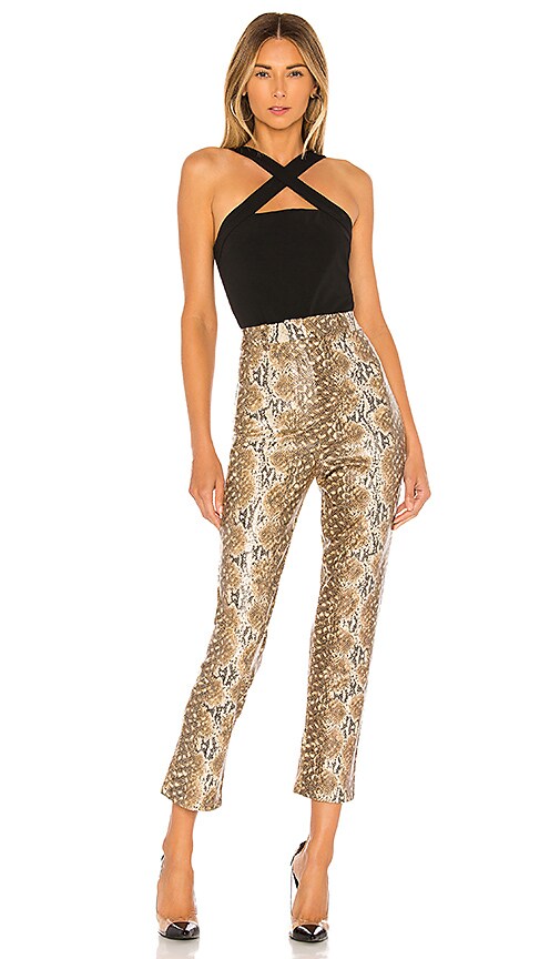 view 4 of 4 Indra Pant in Snake Skin