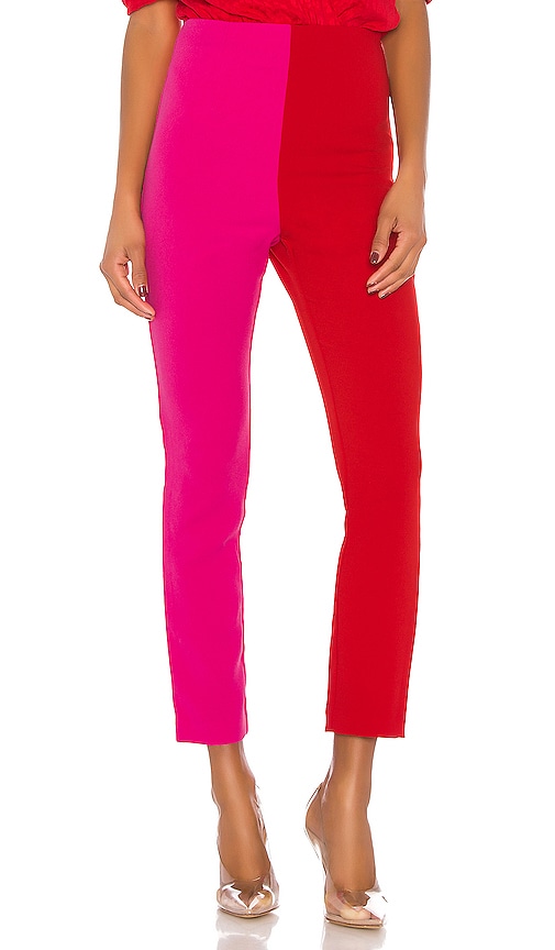 view 1 of 5 The Bienna Pant in Red & Pink