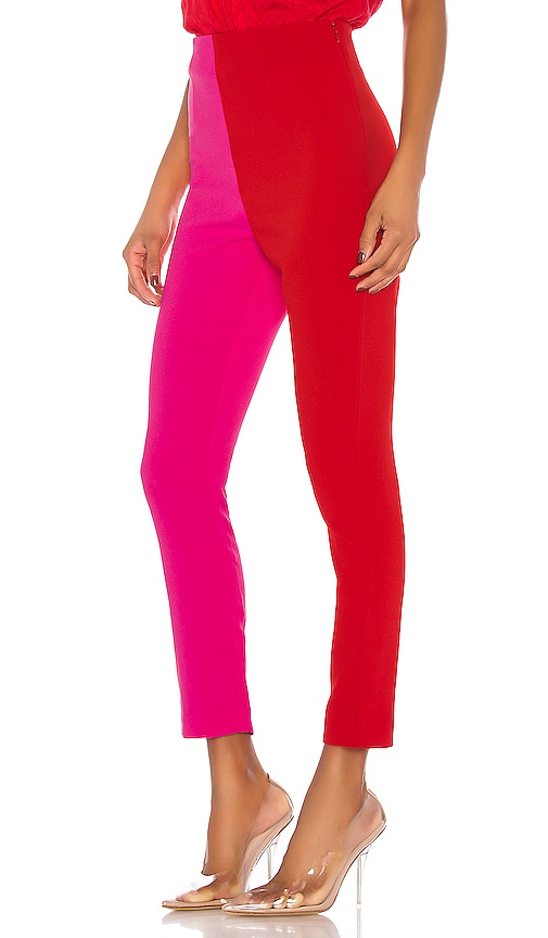 view 3 of 5 The Bienna Pant in Red & Pink