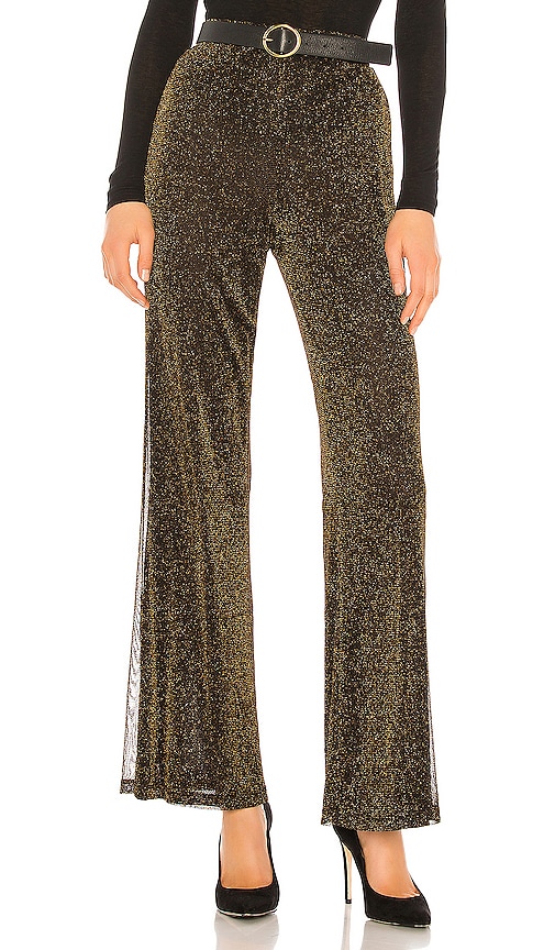 view 1 of 5 Spencer Pant in Black & Gold