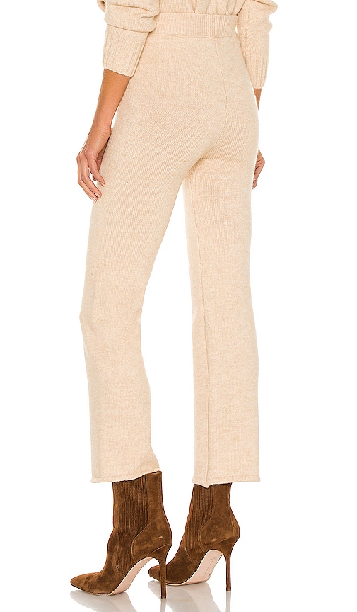 view 3 of 4 Jalisa Knit Pant in Light Oatmeal