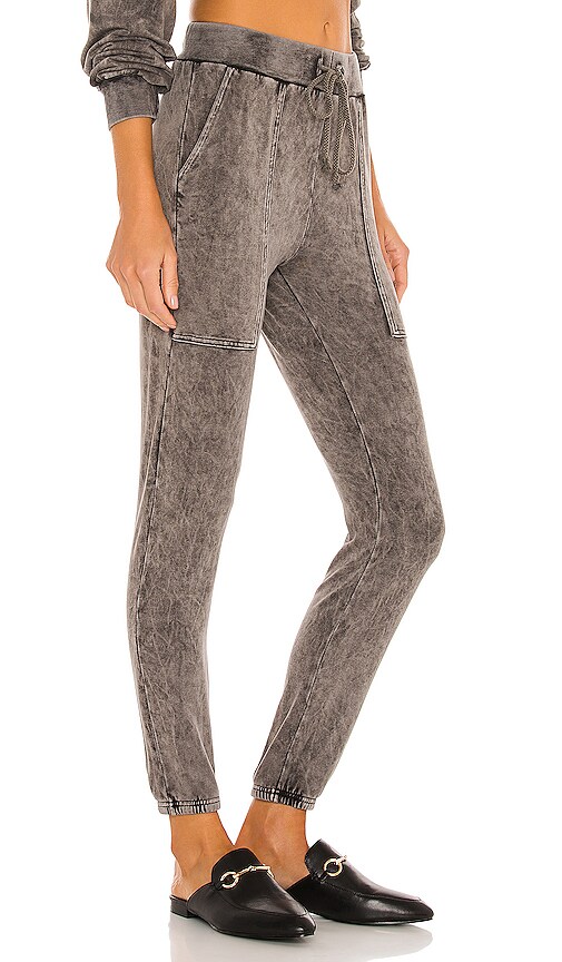 view 2 of 4 Brody Lounge Pant in Charcoal Mineral Wash