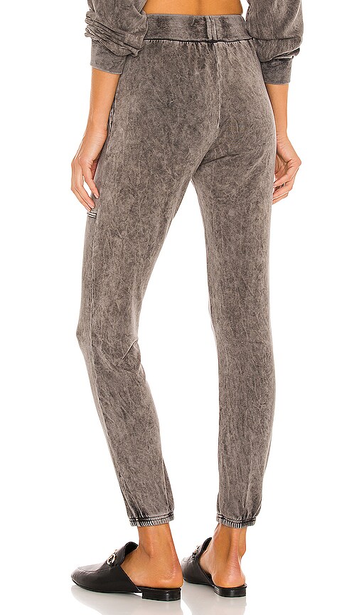 view 3 of 4 Brody Lounge Pant in Charcoal Mineral Wash