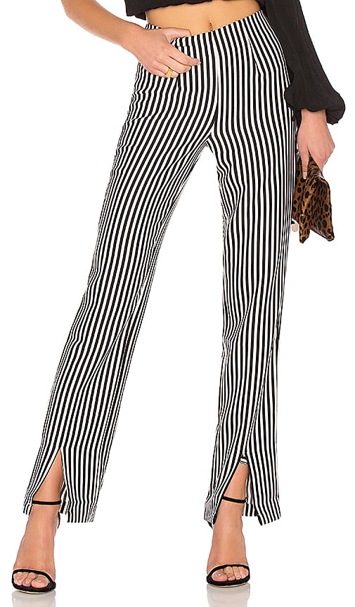 view 1 of 4 X REVOLVE Arya Pant in Black & White Stripe