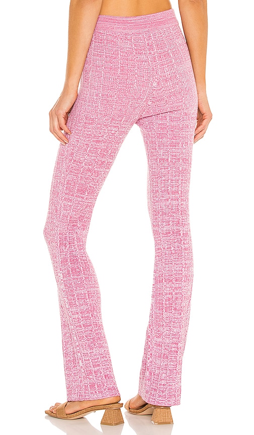 view 3 of 4 Mckenna Knit Pant in Marled Pink