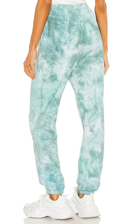 view 3 of 4 Bradley Jogger in Teal Green Tie Dye