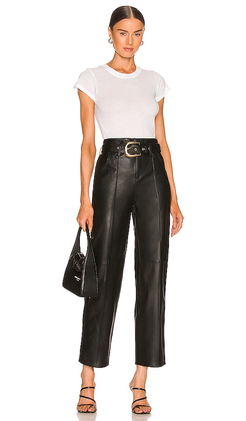 view 4 of 4 Kisha Leather Pant in Black
