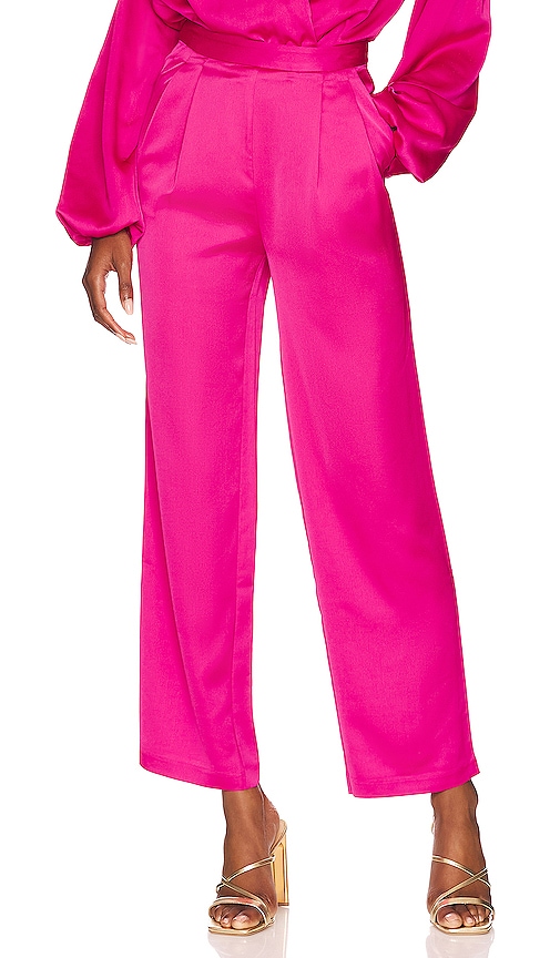 view 1 of 4 Taylor Trouser Pant in Hot Pink