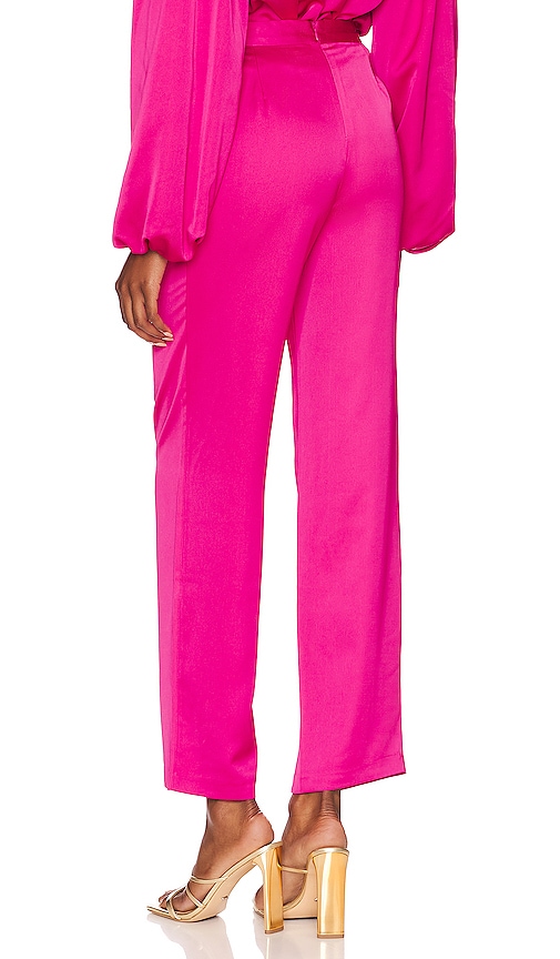 view 3 of 4 Taylor Trouser Pant in Hot Pink