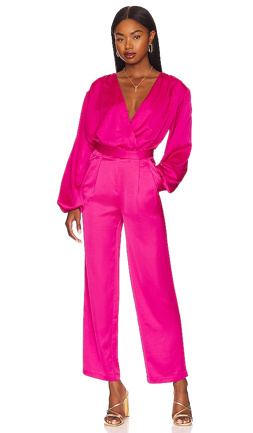 view 4 of 4 Taylor Trouser Pant in Hot Pink