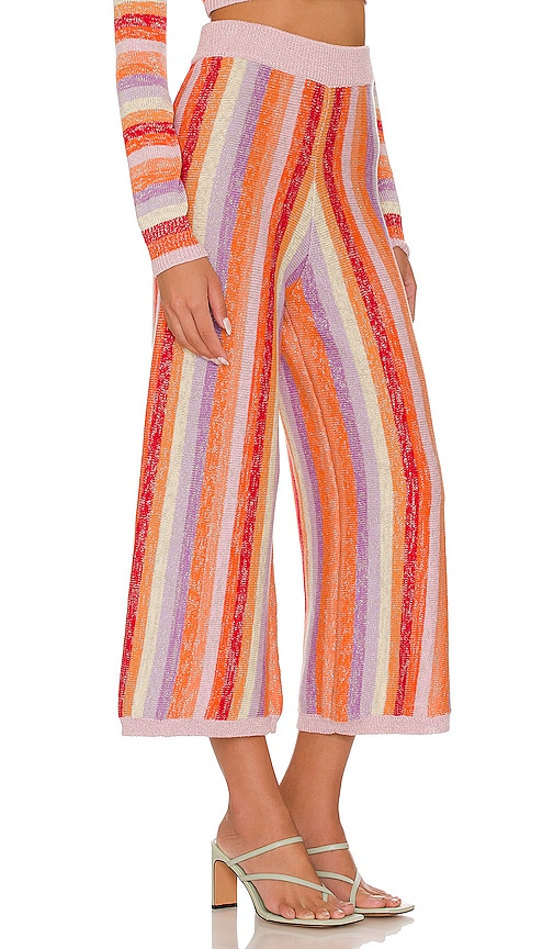 view 2 of 5 Believe Pants in Sunset Stripe
