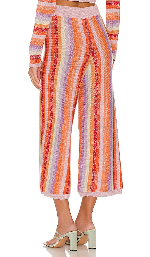 view 3 of 5 Believe Pants in Sunset Stripe