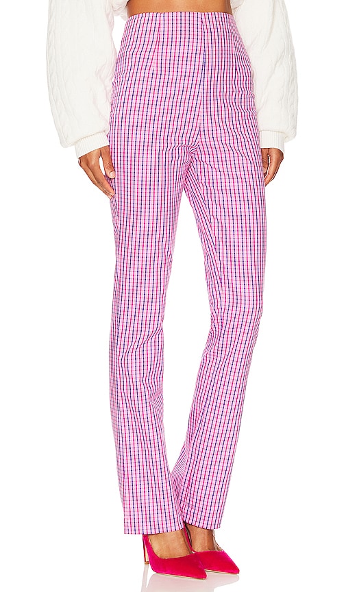 view 2 of 5 Torrance Pant in Pink Plaid Multi