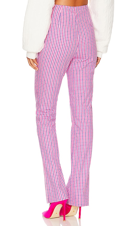 view 3 of 5 Torrance Pant in Pink Plaid Multi
