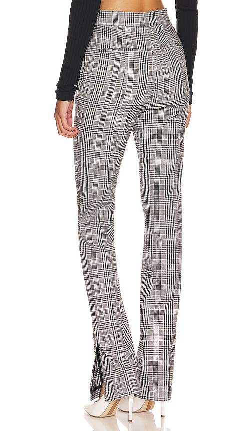 view 4 of 5 Patton Pant in Black White Check
