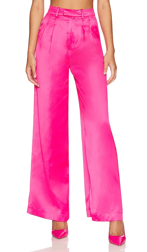 view 1 of 4 Andie Trouser Pant in Raspberry Pink