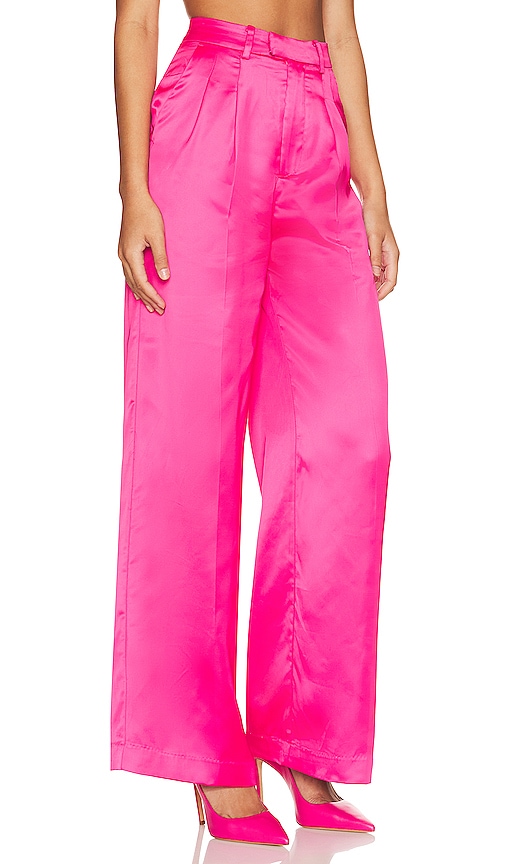 view 2 of 4 Andie Trouser Pant in Raspberry Pink