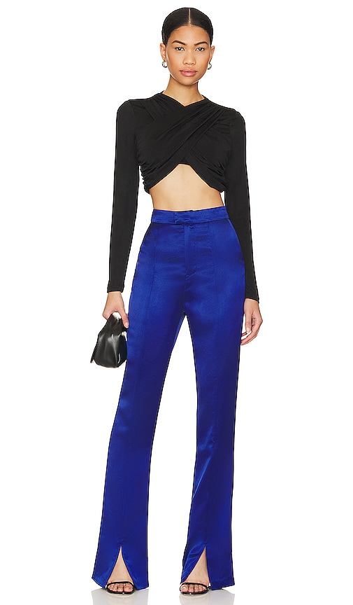 view 4 of 4 Yasmeen Trouser Pant in Royal Blue