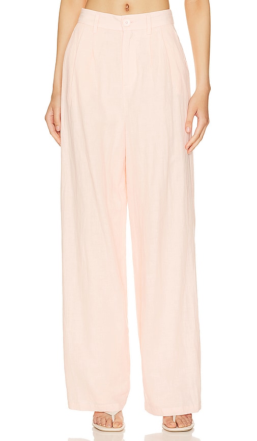 Lovers & Friends Sydney Pant In Blush