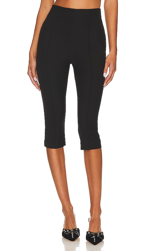 view 1 of 4 Cindy Cropped Capri Pant in Black