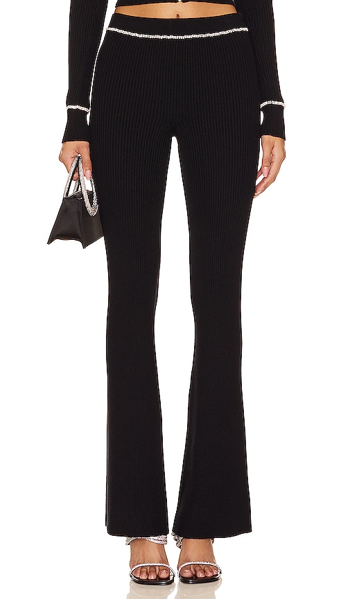 view 1 of 5 Dani Knit Embellished Pant in Black